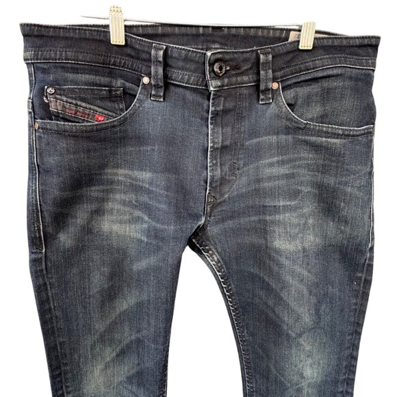 DIESEL THAVAR WASH 06671 Men Jeans Size W32 L32 Slim Skinny Stretch - Picture 3 of 14